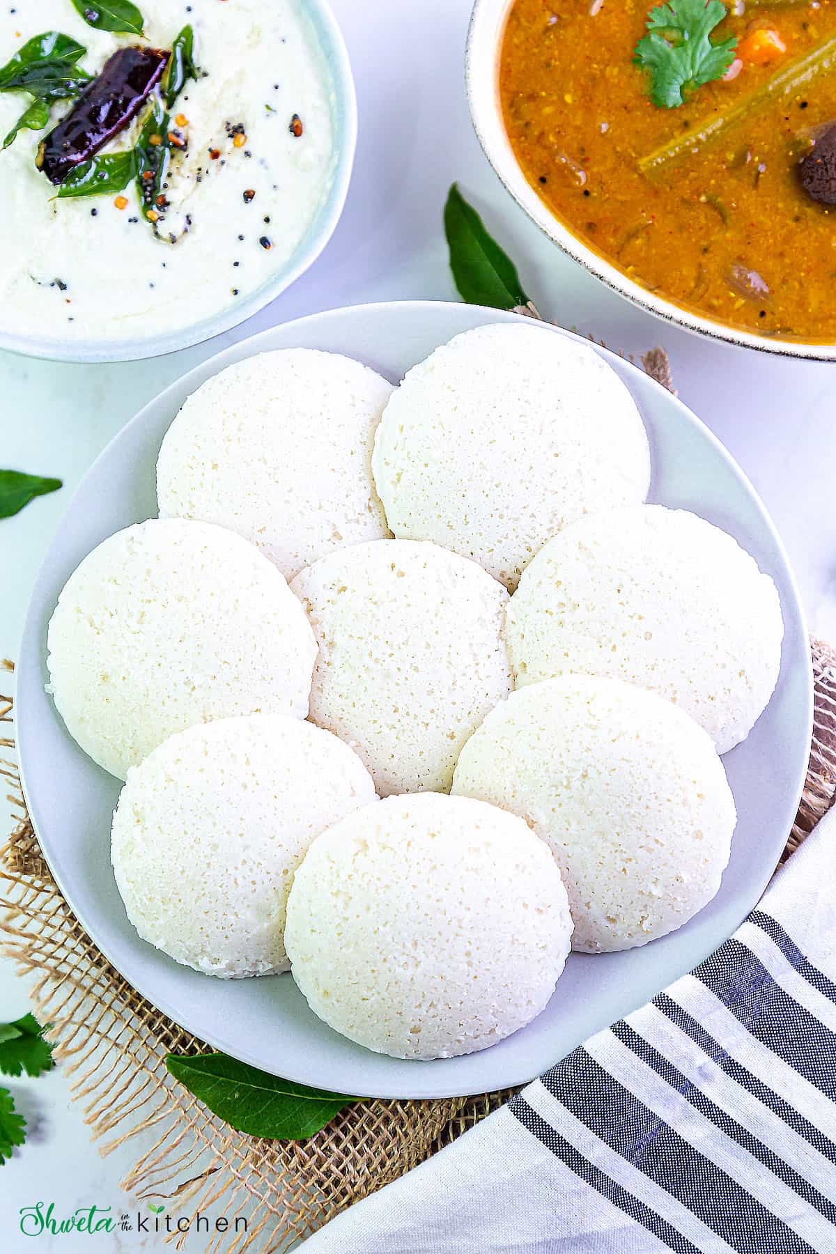 Soft steamed Idli